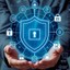 Biểu tượng bảo mật dữ liệu và mã hóa